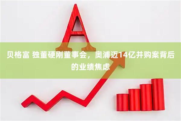贝格富 独董硬刚董事会，奥浦迈14亿并购案背后的业绩焦虑