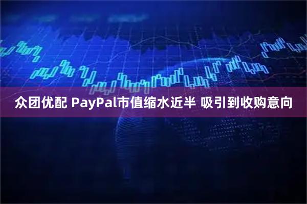 众团优配 PayPal市值缩水近半 吸引到收购意向